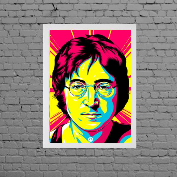 quadro decorativo john lennon pop art