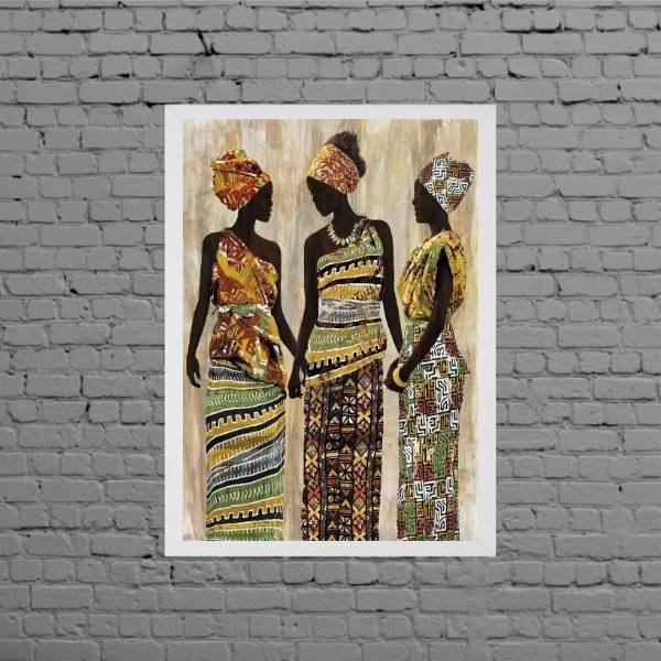 Quadro Decorativo Mulheres Africanas