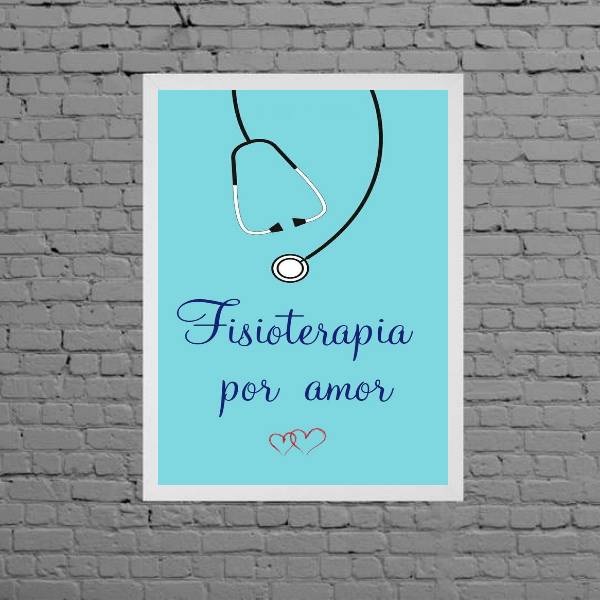 Quadro Decorativo Enfermagem Por Amor