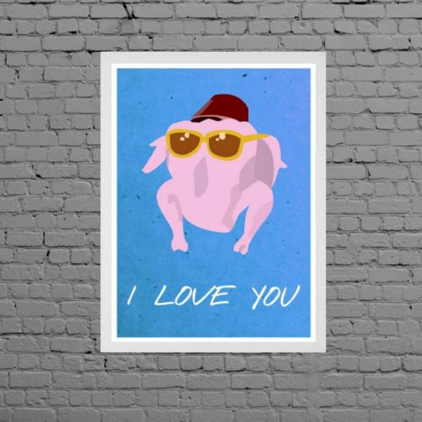 Quadro Decorativo Friends I love You