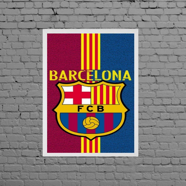 Quadro Decorativo Barcelona Futebol Clube