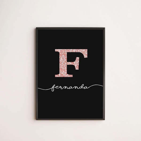 Quadro Decorativo Nome Fernanda