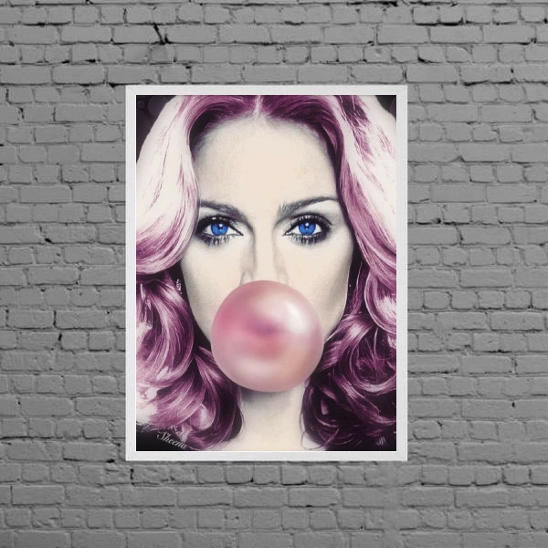 Quadro Madonna Bubble Gum