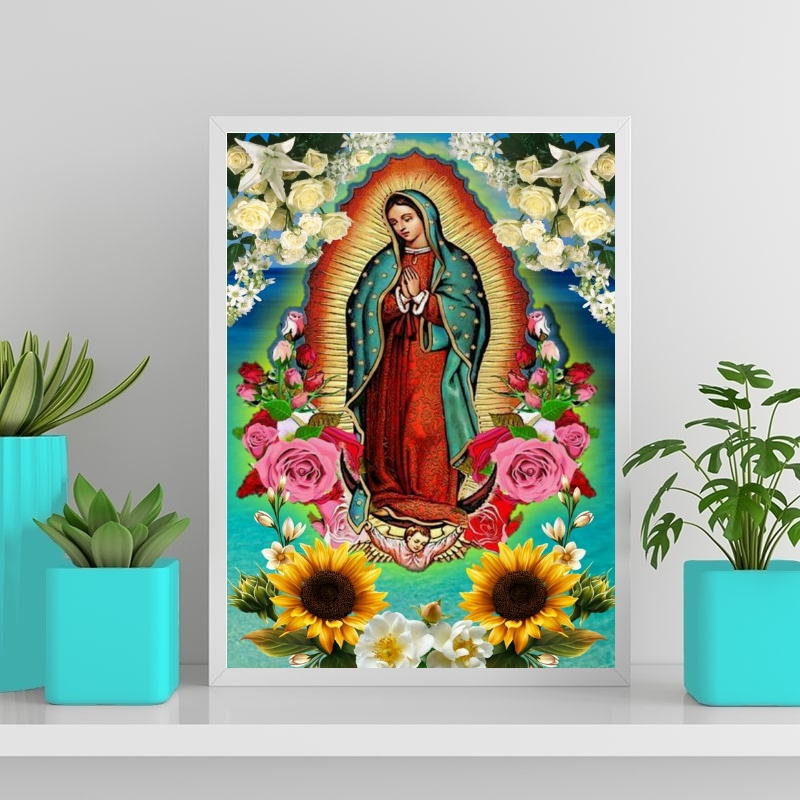 Quadro Mexicano Nossa Senhora De Guadalupe