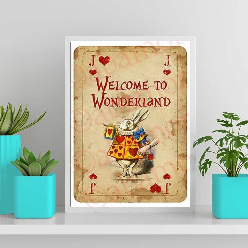 Quadro Welcome To Wonderland