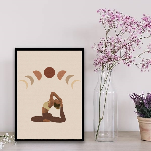 Quadro Decorativo Yoga Boho