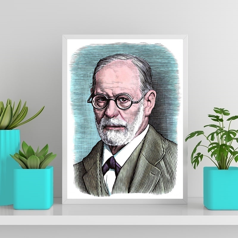 Quadro Desenho Freud