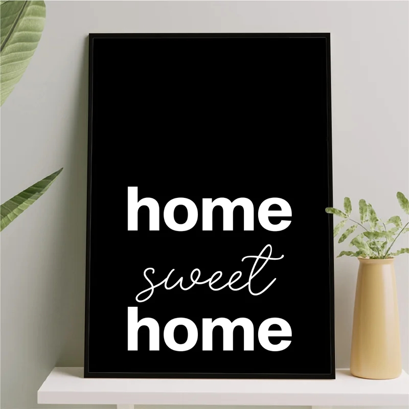 Quadro Home Sweet Home Minimalista