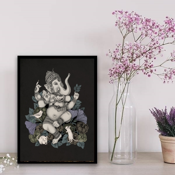 Quadro Místico Ganesha