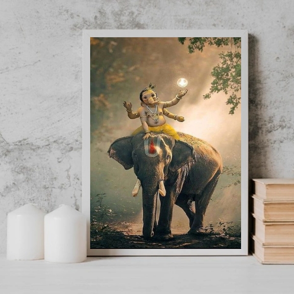 Quadro Lord Ganesha Elefante