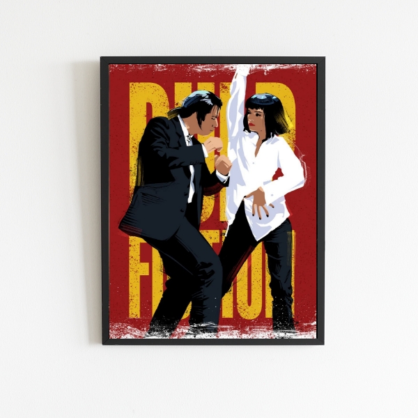 Quadro Pulp Fiction Dancing