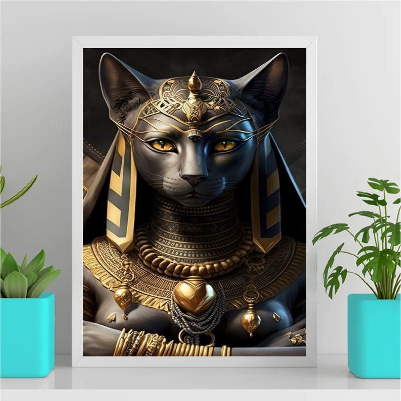 Quadro Decorativo Egípicio Anubis