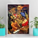 Quadro Decorativo Jazz Band New Orleans