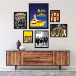 Kit Composição 6 Quadros Decorativos Beatles