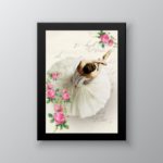 Quadro Decorativo Bailarina Vintage