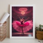 Quadro Decorativo Bailarina Pink