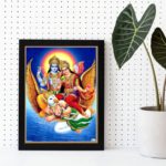 Quadro Decorativo Vishnu E Lakshmi