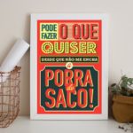 Quadro Humor Não Encha O Saco