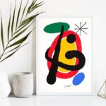 Quadro Decorativo Arte Abstrata Miró