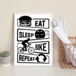 Quadro Decorativo Bicicleta- Bike Rotina