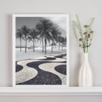 Quadro Fotografia Copacabana Preto E Branco