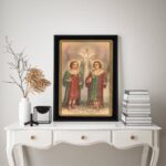 Quadro Decorativo Vintage São Cosme E Damião