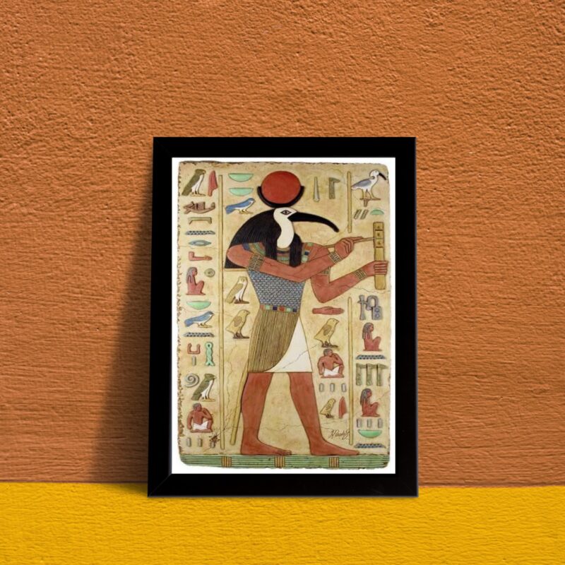 Quadro Decorativo Thoth Deus Egípcio