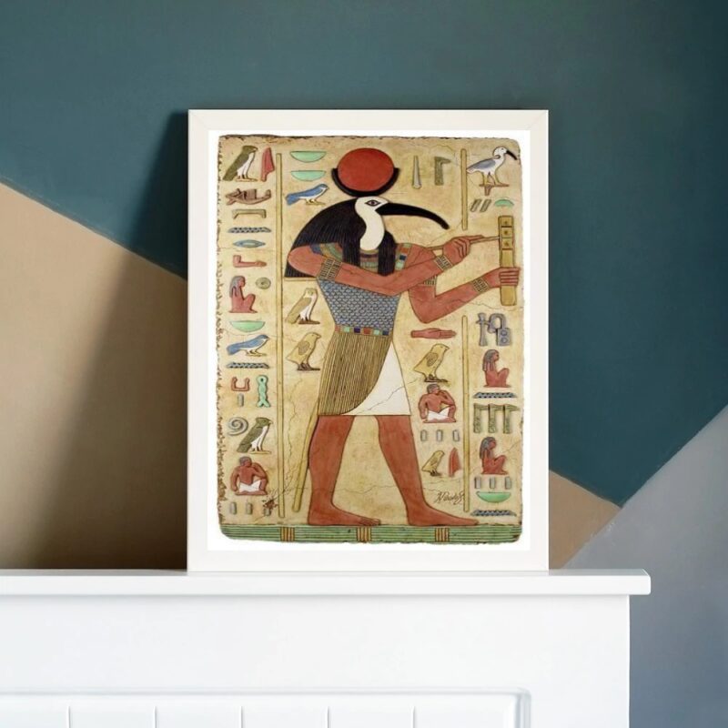 Quadro Decorativo Thoth Deus Egípcio