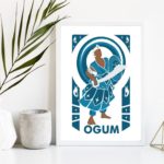 Quadro Decorativo Orixá Ogum