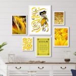 Composição Quadros Decorativos Oxum Amarelo