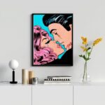 Quadro Decorativo Pop Arte Casal