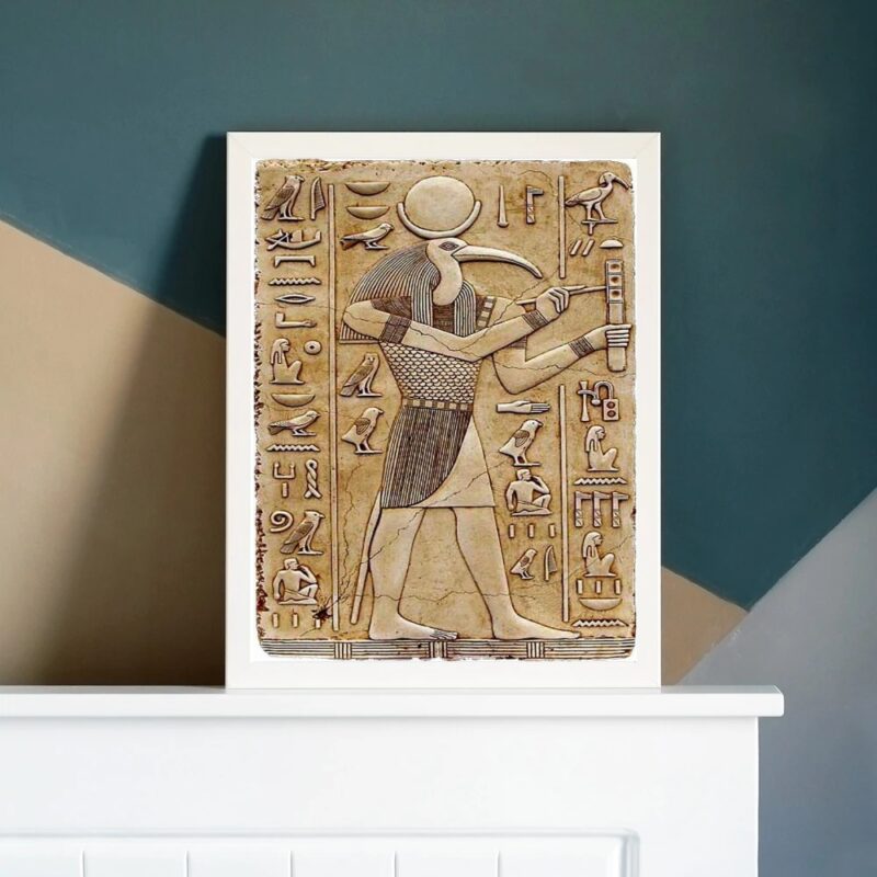 Quadro Decorativo Deus Egípcio Thoth