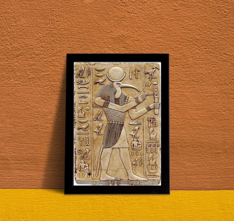 Quadro Decorativo Deus Egípcio Thoth