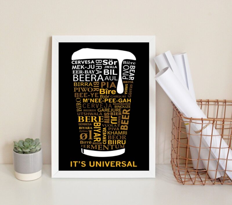 Quadro Decorativo Cerveja- Universal Beer