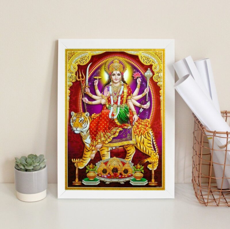 Quadro Decorativo Durga- Deusa Hindu