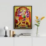 Quadro Decorativo Durga- Deusa Hindu