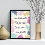 Quadro Decorativo Ho' Oponopono Mágico- Folhas