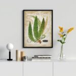 Quadro Decorativo Vintage Botânica Folhas