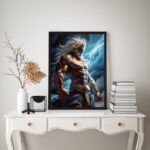 Quadro Decorativo Zeus- Deus Grego Do Céu