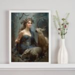 Quadro Decorativo Artemis- Deusa Da Natureza