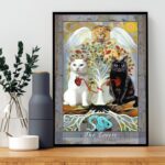 Quadro Carta Tarot Gato The Lovers