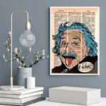 Quadro Decorativo Einstein- Pop Art