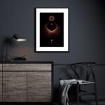 Quadro Decorativo Místico Eclipse- 60x48 Cm