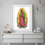 Quadro Decorativo Nossa Senhora de Guadalupe- 60x48 Cm