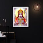 Quadro Indiano Jay Shree Ram- 60x48 Cm