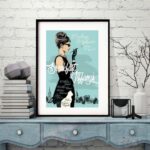 Audrey Hepburn Breakfast at Tiffany's - 60x48 Cm B