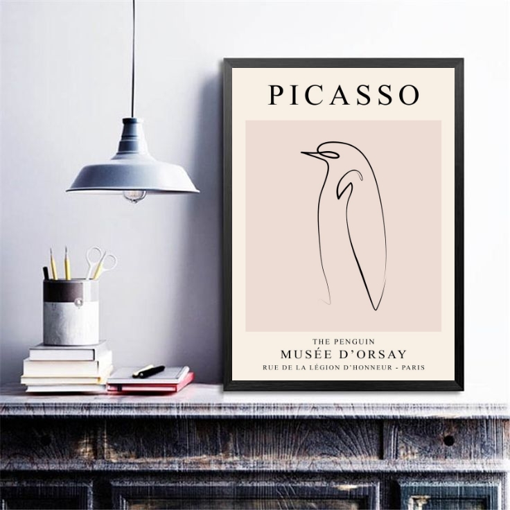 Quadro Arte Picasso - Pinguim B