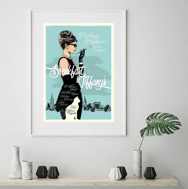 Quadro Breakfast At Tiffany´s- 60x48 Cm