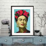 Quadro Decorativo Frida Kahlo 60x48 Cm