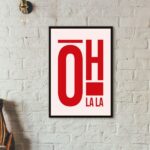 Quadro Decorativo Oh LaLa